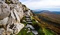 steps on a rocky mountain path